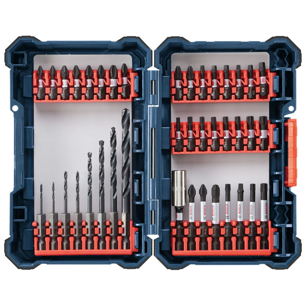 Bosch DDMS40 40 Pc. Impact Tough Drill Drive Custom Case System Set 1 Bosch DDMS40 40 Pc. Impact Tough Drill Drive Custom Case System Set