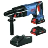 Bosch GBH18V-26DK25 Bulldog 18V EC Brushless Lithium-Ion 1 In. Cordless SDS-plus Rotary Hammer Kit With 2 Batteries (4 Ah)