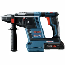 Bosch GBH18V-26K25 Bulldog 18V Brushless Lithium-Ion 1 In. Cordless SDS-plus Rotary Hammer Kit With 2 Batteries (4 Ah) -Bosch Sales Shop bshngbh18v 26k25 b