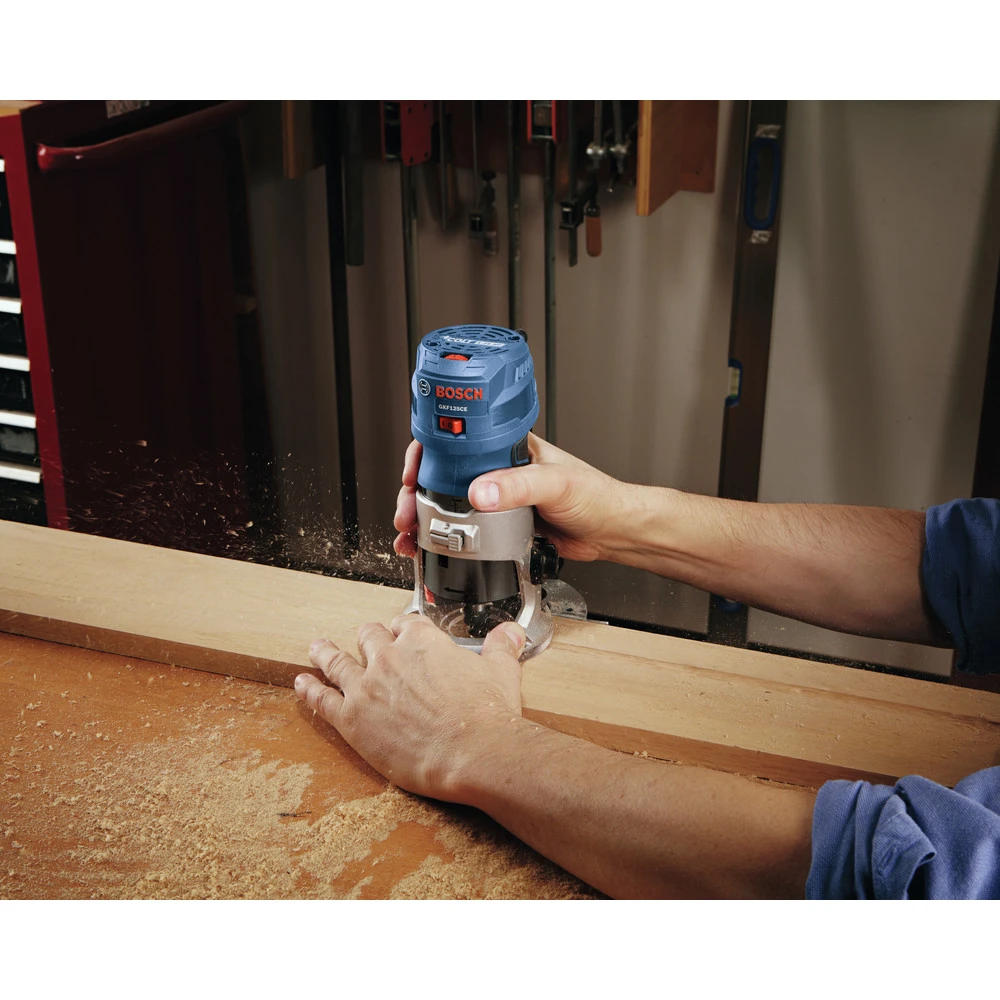 Bosch GKF125CEPK Colt 7 Amp 1.25 HP Variable-Speed Palm Router Combo Kit 12 Bosch GKF125CEPK Colt 7 Amp 1.25 HP Variable-Speed Palm Router Combo Kit - Image 12