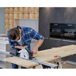 Bosch GKT18V-20GCL PROFACTOR 18V Cordless 5-1/2 In. Track Saw With BiTurbo Brushless Technology And Plunge Action (Tool Only) -Bosch Sales Shop bshngkt18v 20gcl h