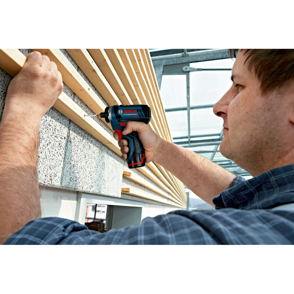 Bosch PS21-2A 12V Max Lithium-Ion 2-Speed 1/4 In. Cordless Pocket Driver Kit (2 Ah) 6 Bosch PS21-2A 12V Max Lithium-Ion 2-Speed 1/4 In. Cordless Pocket Driver Kit (2 Ah) - Image 6
