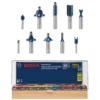 Bosch RBS010 All-Purpose Professional Carbide-Tipped 10-Piece Router Bit Set