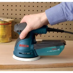 Bosch ROS20VSC 5 In. VS Palm Random Orbit Sander Kit With Canvas Carrying Bag -Bosch Sales Shop bshnros20vsc a