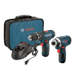 Factory Reconditioned Bosch CLPK241-120-RT 12V MAX Cordless Lithium-Ion 3/8 In. Hammer Drill & Impact Driver Combo Kit