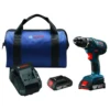 Factory Reconditioned Bosch DDS181A-02-RT 18V Lithium-Ion Compact Tough 1/2 In. Cordless Drill Driver Kit (2 Ah)