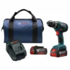 Factory Reconditioned Bosch DDS181A-01-RT 18V 4.0 Ah Compact Tough Cordless Li-Ion 1/2 In. Drill Driver Kit