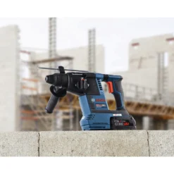 Factory Reconditioned Bosch GBH18V-26K24A-RT Bulldog 18V Brushless Lithium-Ion 1 In. Cordless SDS-Plus Rotary Hammer Kit With 2 Batteries (8 Ah) 13 Factory Reconditioned Bosch GBH18V-26K24A-RT Bulldog 18V Brushless Lithium-Ion 1 In. Cordless SDS-Plus Rotary Hammer Kit With 2 Batteries (8 Ah) -Bosch Sales Shop bshrgbh18v 26k24a rt d