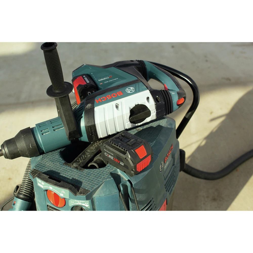 Factory Reconditioned Bosch GBH18V-45CK-RT PROFACTOR 18V Brushless Lithium-Ion 1-7/8 In. Cordless SDS-max Rotary Hammer Kit With BiTurbo Technology (Tool Only) 4 Factory Reconditioned Bosch GBH18V-45CK-RT PROFACTOR 18V Brushless Lithium-Ion 1-7/8 In. Cordless SDS-max Rotary Hammer Kit With BiTurbo Technology (Tool Only) - Image 4