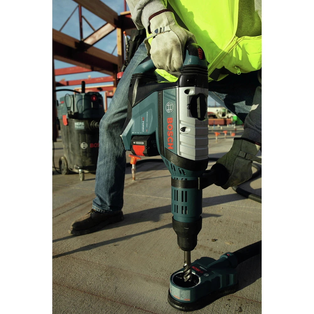 Factory Reconditioned Bosch GBH18V-45CK-RT PROFACTOR 18V Brushless Lithium-Ion 1-7/8 In. Cordless SDS-max Rotary Hammer Kit With BiTurbo Technology (Tool Only) 10 Factory Reconditioned Bosch GBH18V-45CK-RT PROFACTOR 18V Brushless Lithium-Ion 1-7/8 In. Cordless SDS-max Rotary Hammer Kit With BiTurbo Technology (Tool Only) - Image 10