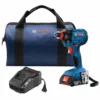 Factory Reconditioned Bosch GDX18V-1600B12-RT 18V Freak Lithium-Ion 1/4 In. And 1/2 In. Cordless Two-In-One Bit/Socket Impact Driver Kit (2 Ah)