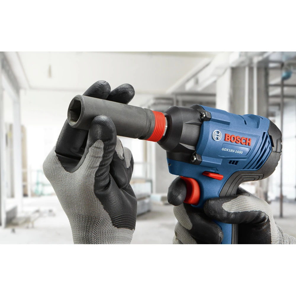 Factory Reconditioned Bosch GDX18V-1600B12-RT 18V Freak Lithium-Ion 1/4 In. And 1/2 In. Cordless Two-In-One Bit/Socket Impact Driver Kit (2 Ah) 6 Factory Reconditioned Bosch GDX18V-1600B12-RT 18V Freak Lithium-Ion 1/4 In. And 1/2 In. Cordless Two-In-One Bit/Socket Impact Driver Kit (2 Ah) - Image 6