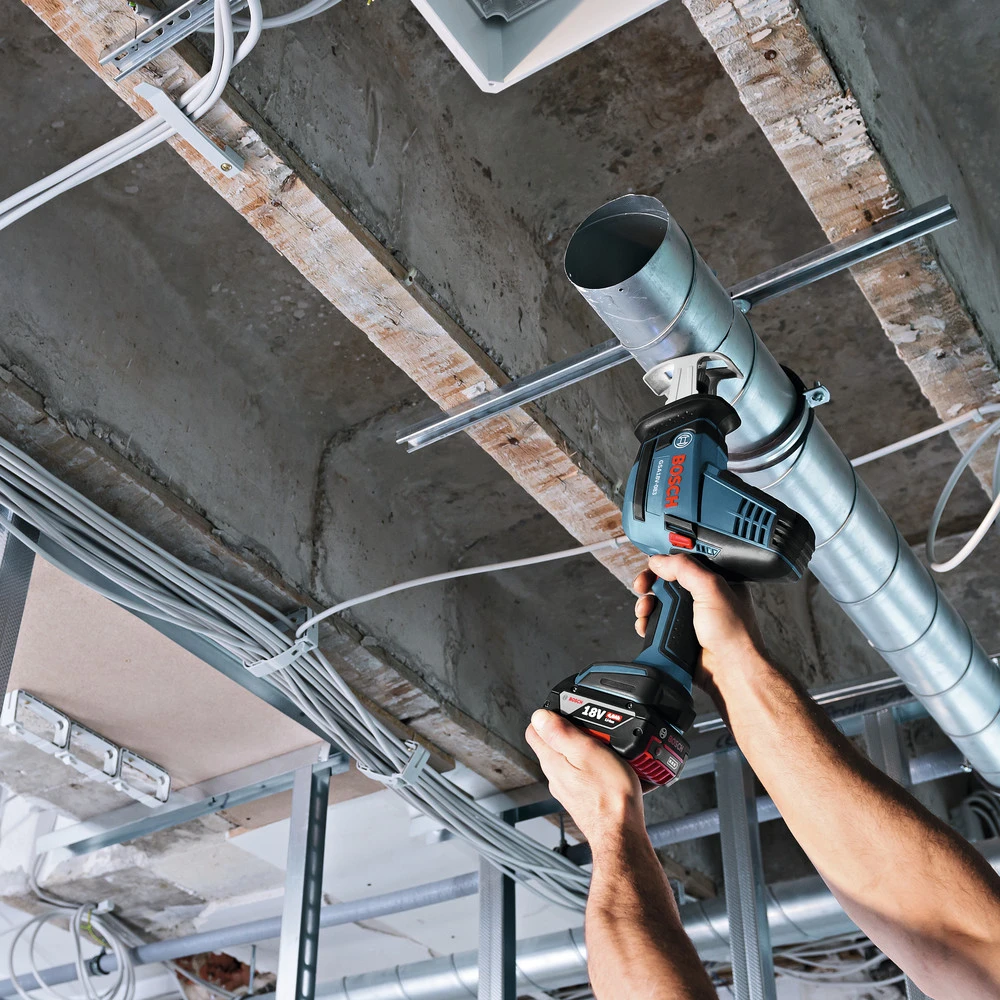 Factory Reconditioned Bosch GSA18V-083B-RT 18V Cordless Lithium-Ion Compact Reciprocating Saw (Tool Only) 4 Factory Reconditioned Bosch GSA18V-083B-RT 18V Cordless Lithium-Ion Compact Reciprocating Saw (Tool Only) - Image 4