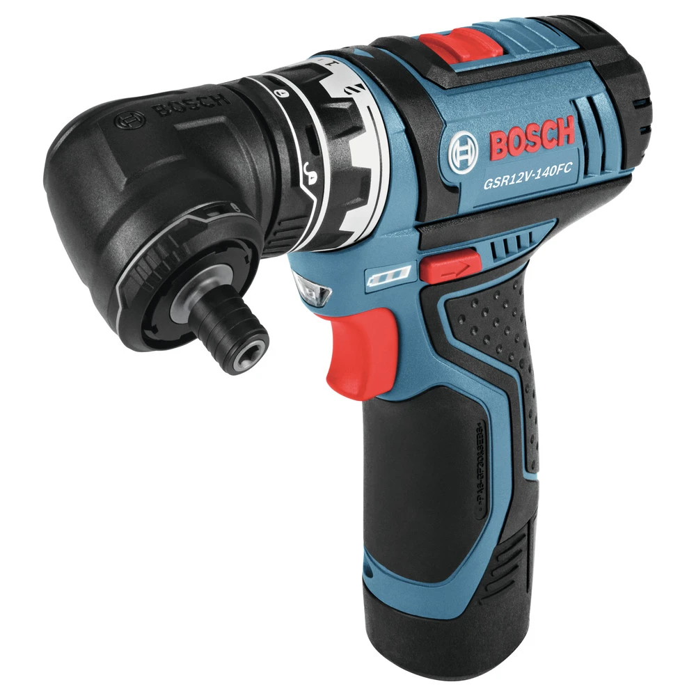 Factory Reconditioned Bosch GSR12V-140FCB22-RT 12V Lithium-Ion Max FlexiClick 5-In-1 1/4 In. Cordless Drill Driver System Kit (2 Ah) 2 Factory Reconditioned Bosch GSR12V-140FCB22-RT 12V Lithium-Ion Max FlexiClick 5-In-1 1/4 In. Cordless Drill Driver System Kit (2 Ah) - Image 2
