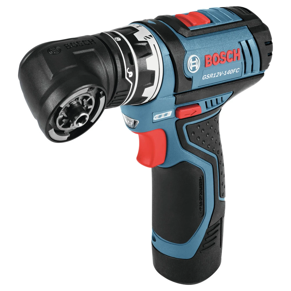 Factory Reconditioned Bosch GSR12V-140FCB22-RT 12V Lithium-Ion Max FlexiClick 5-In-1 1/4 In. Cordless Drill Driver System Kit (2 Ah) 4 Factory Reconditioned Bosch GSR12V-140FCB22-RT 12V Lithium-Ion Max FlexiClick 5-In-1 1/4 In. Cordless Drill Driver System Kit (2 Ah) - Image 4