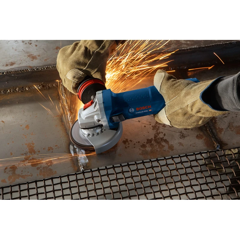 Factory Reconditioned Bosch GWS10-45E-RT 120V 10 Amp Ergonomic 4-1/2 In. Angle Grinder 6 Factory Reconditioned Bosch GWS10-45E-RT 120V 10 Amp Ergonomic 4-1/2 In. Angle Grinder - Image 6