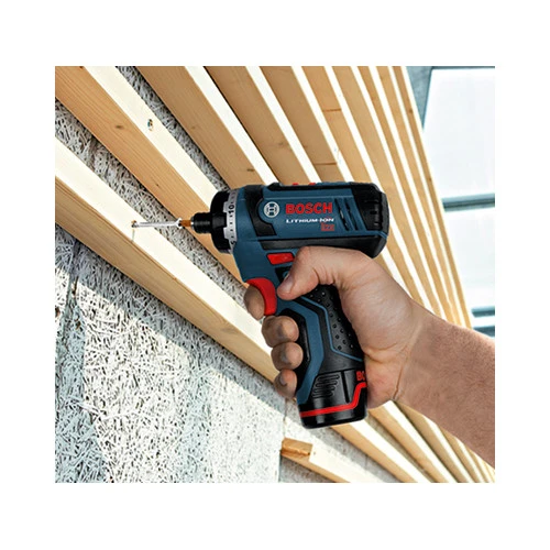 Factory Reconditioned Bosch PS21-2A-RT 12V Max Lithium-Ion 1/4 In. Cordless Pocket Driver Kit (2 Ah) 4 Factory Reconditioned Bosch PS21-2A-RT 12V Max Lithium-Ion 1/4 In. Cordless Pocket Driver Kit (2 Ah) - Image 4